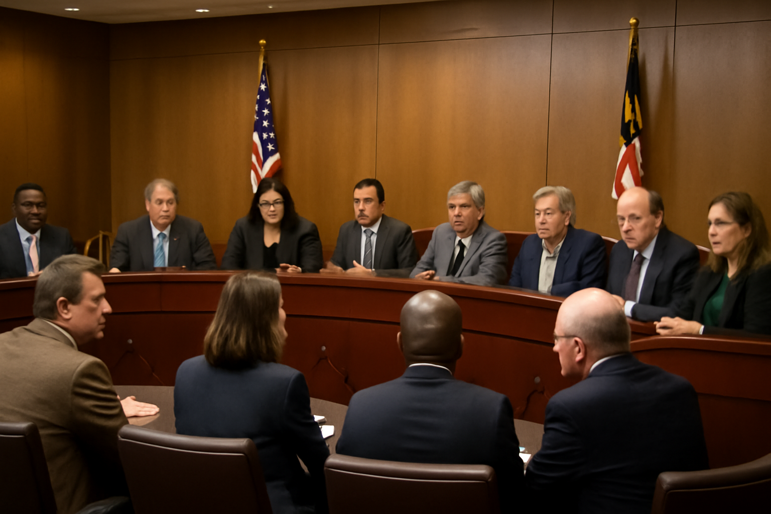 Montgomery County Council meeting room